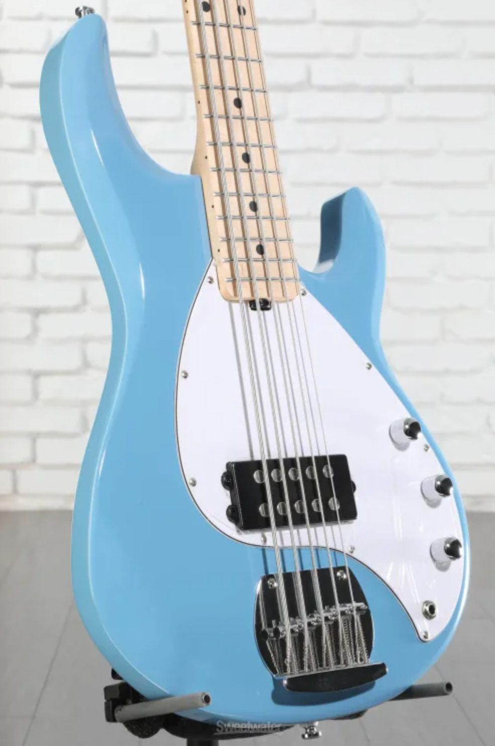 Sterling By Music Man StingRay RAY5 Bass Guitar - Chopper Blue