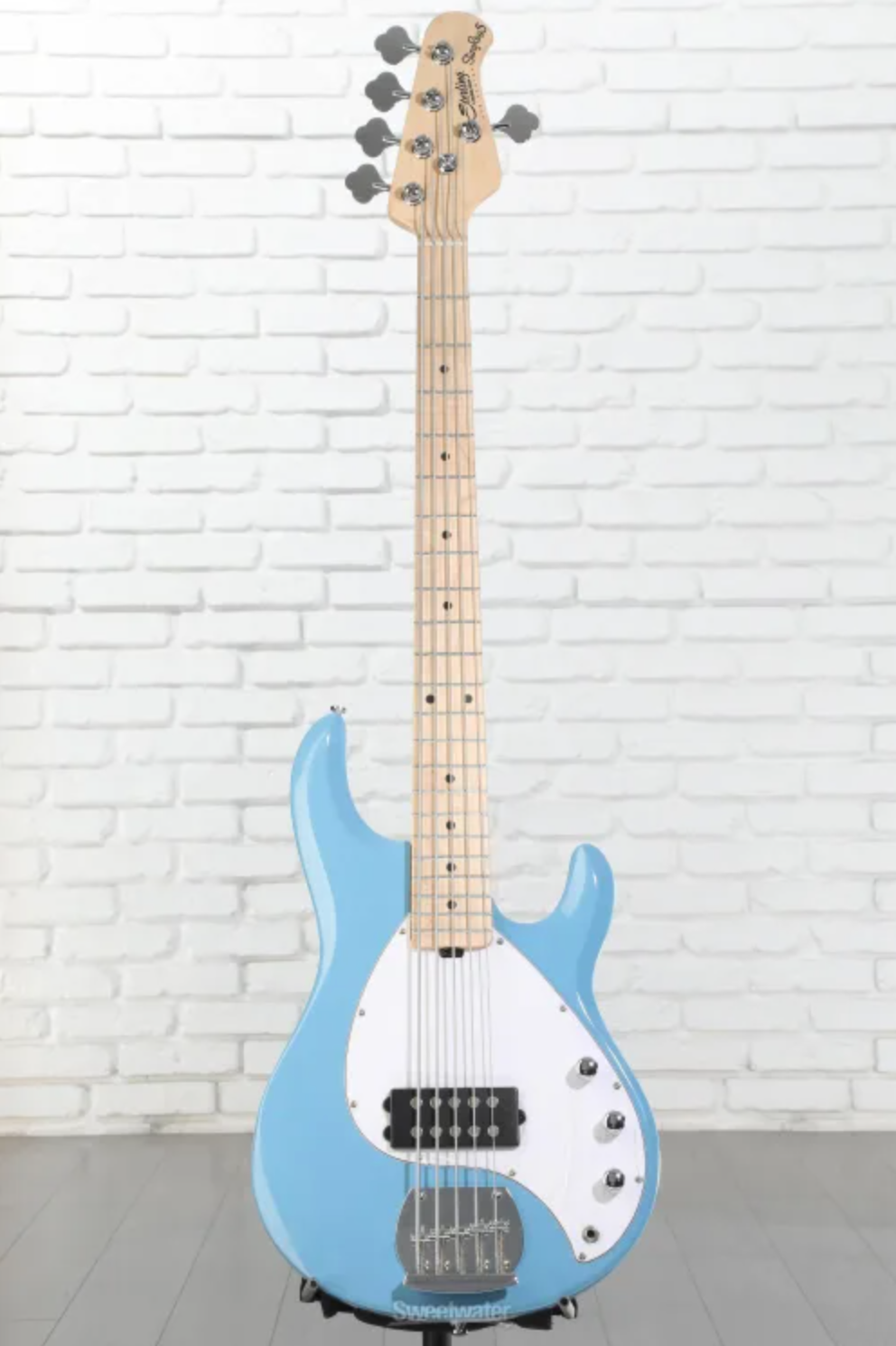 Sterling By Music Man StingRay RAY5 Bass Guitar - Chopper Blue