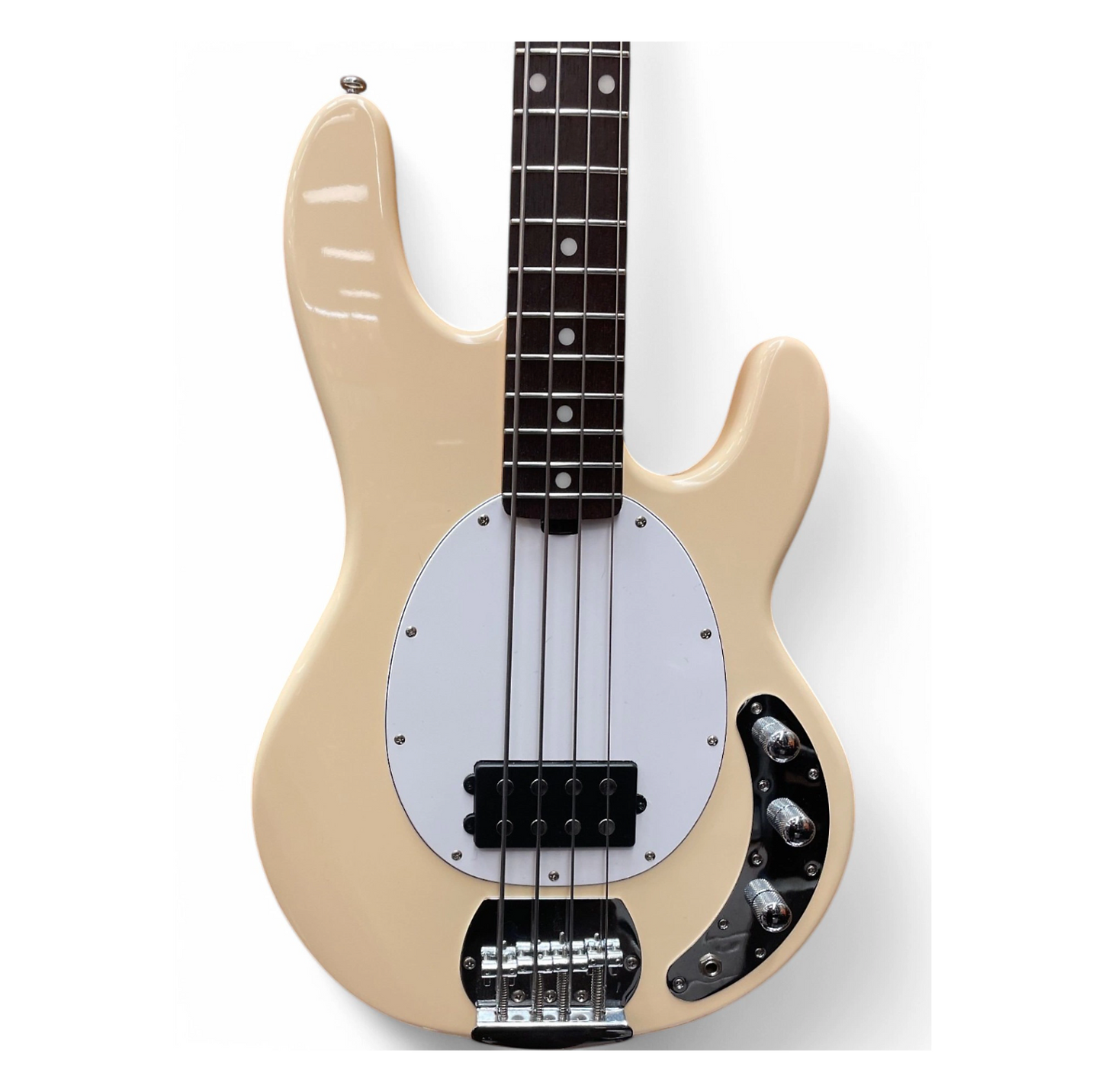 Sterling by Music Man STINGRAY Cream Electric Bass Guitar Cream