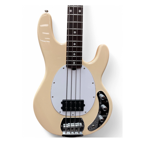 Sterling by Music Man STINGRAY Cream Electric Bass Guitar Cream