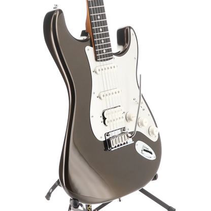 American Ultra II Stratocaster HSS, Ebony Fingerboard, Texas Tea (B4) (12679)