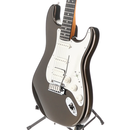 American Ultra II Stratocaster HSS, Ebony Fingerboard, Texas Tea (B4) (12679)