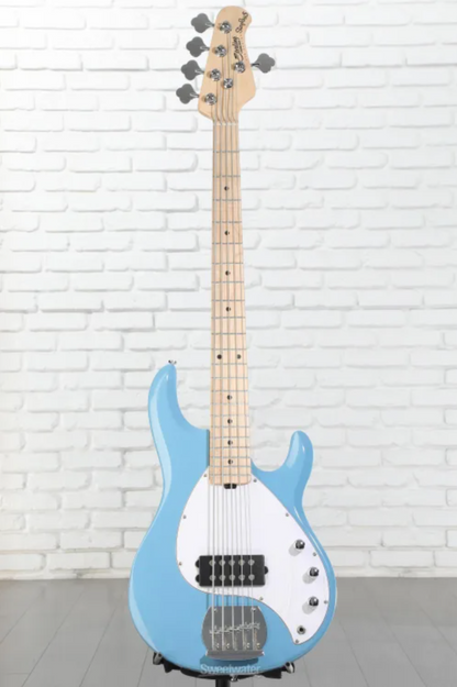 Sterling By Music Man StingRay RAY5 Bass Guitar - Chopper Blue