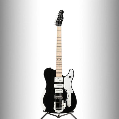 Jack White Triplecaster Tele, Maple Fingerboard, Black (G7) (41026)